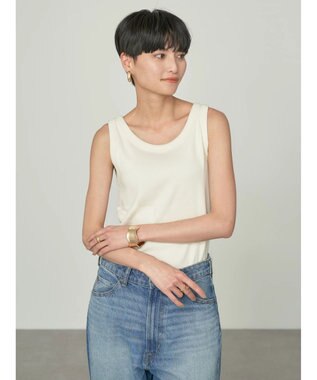 AMERICAN HOLIC 抗菌防臭Ｄａｉｌｙテレコタンクトップ Off White