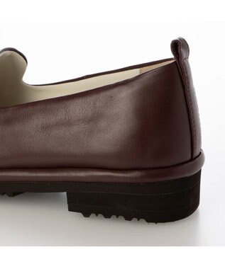 ing <ing>【サスティナブル】ボリュームソールスリッポンシューズ レッド