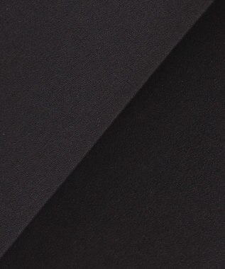 ICB 【洗える】トリアセドライストレッチ クロップドパンツ ブラック系