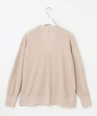 J.PRESS LADIES S 【洗える】Vis/Peスパーク ニット カーディガン ベージュ系