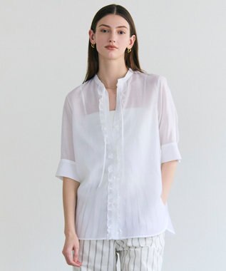 BEIGE， AMARYLLIS / フリルリボン ブラウス