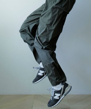 UNFILO MENS LIGHT MOVE ワイドパンツ カーキ