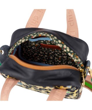 tsumori chisato CARRY マルチチェック 2way ミニボストン ハンドバッグ ショルダーバッグ オレンジ