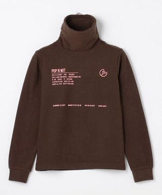 PW CIRCULUS 【起毛素材であたたか】【WOMEN】スピンドル付 両面起毛タートルネック ゴルフウェア レディース