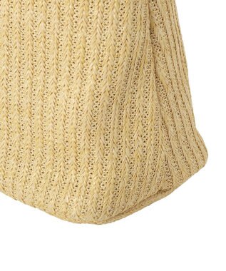 YECCA VECCA 【A4対応】チャーム付き2wayショルダーバッグ Beige