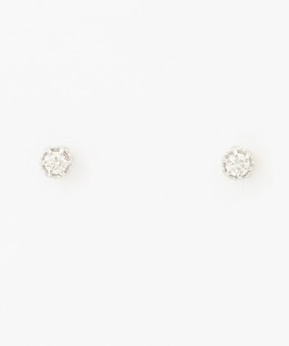 TOCCA 【WEB限定】FLORA PLATINUM DIAMOND PIERCED EARRINGS プラチナ ダイヤモンド ピアス プラチナ