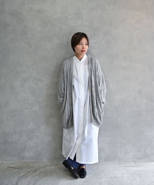 オーガニックコットン〉〈高品質スーピマ超長綿〉ローゲージニット  