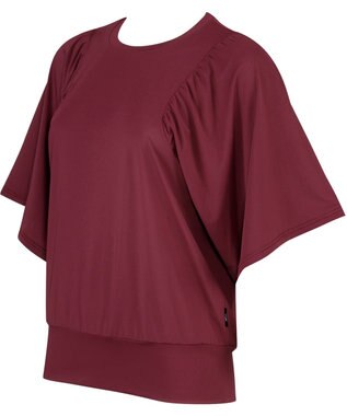 CW-X 【WOMEN】 CW-X レディース トップス 吸汗速乾(本体) 半袖(5分袖) Uネック スポーツ DLY175 /ワコール バイオレット