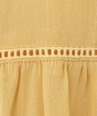 UNFILO コットン２WAYワンピース ライトイエロー系