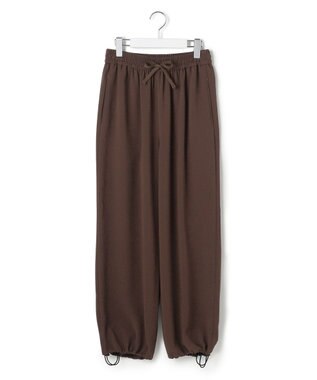 J.PRESS YORK STREET 【WOMEN】イージーワイド パンツ ブラウン系