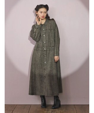 Green Parks ■ＥＳＣＡＲ　デニムジャケットワンピース