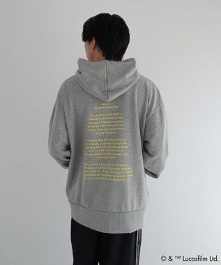 Green Parks ＳＴＡＲ　ＷＡＲＳ／イントロプリントスウェットパーカー Gray Mixture