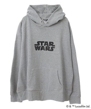 Green Parks ＳＴＡＲ　ＷＡＲＳ／イントロプリントスウェットパーカー Gray Mixture