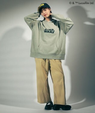 Green Parks ＳＴＡＲ　ＷＡＲＳ／イントロプリントスウェットパーカー Gray Mixture