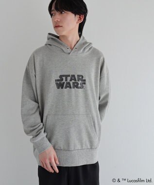 Green Parks ＳＴＡＲ　ＷＡＲＳ／イントロプリントスウェットパーカー Gray Mixture