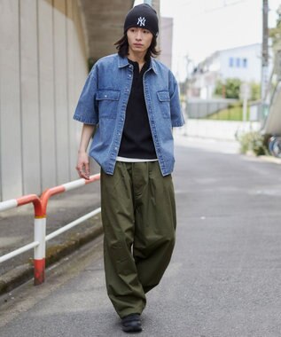 WEGO 【ユニセックス着用ITEM/SMLサイズ展開】イージーサーカスパンツ カーキ