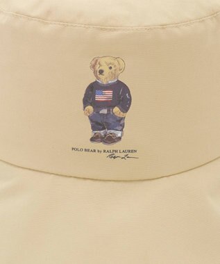 MOONBAT 【WEB限定】POLO RALPH LAUREN（ポロ ラルフ ローレン）遮光 レインハット  FLAG BEAR ポロベア ベージュ