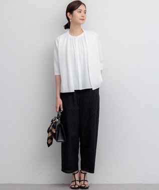 組曲 L エンブロイダリーレース パンツ ブラック系