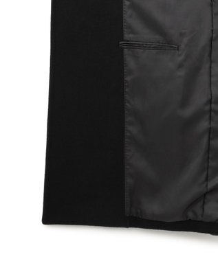 BEIGE， 【WEB限定】BORNIOL / ビックカラーコクーンコート Black