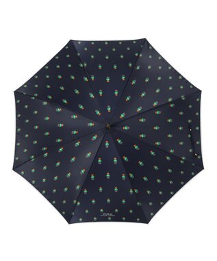 MOONBAT POLO RALPH LAUREN 長傘 FLAG BEAR ツイル ネイビーブルー