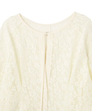 Green Parks メッシュレースタック入りプルオーバー Ivory