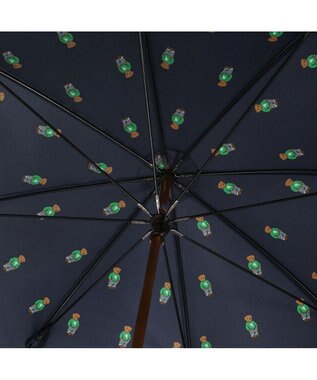 MOONBAT POLO RALPH LAUREN 長傘 FLAG BEAR ツイル ネイビーブルー