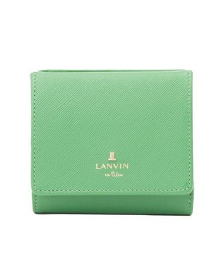 LANVIN en Bleu リュクサンブールカラー 外ボックス二つ折り財布