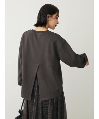 Green Parks ・ＳＵＧＡＲ　ＳＰＯＯＮ　バックスリットウラケスウェット Charcoal Gray