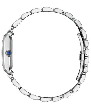 CITIZEN 【人気の長角ケース】電池交換不要の光発電エコ・ドライブ ウオッチ EW5620-55A シルバー