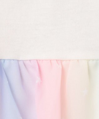 ANY KIDS ひらひら バックシャンTシャツ エクリュ