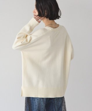 AMERICAN HOLIC バイパチラグランニットプルオーバー Ivory