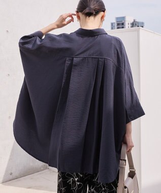 AMERICAN HOLIC 【予約】【WEB限定】接触冷感Wポケットシャツチュニック Chacoal Gray