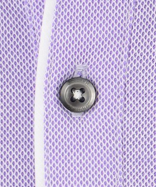 JOSEPH ABBOUD 【愛されて20年！オーガニックコットン使用】 バンダナプリント ダディ ポロシャツ ライラック系