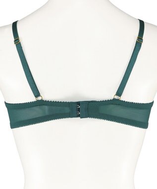San-ai Resort（三愛水着楽園） 【WEB限定】【プチプラブラセット】純欲レーシーBIGクロスブラジャー＆ショーツセット 【northerly】 グリーン