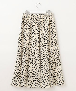 Feroux フラワープリント スカート アイボリー系9