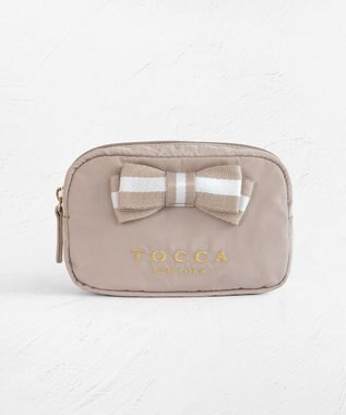 TOCCA 【WEB限定】BICOLOR RIBBON POUCH ポーチ