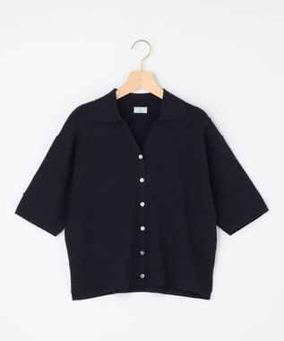 組曲 L 【先行予約・WEB限定】ポップコーンアーガイルスキッパー ニット ネイビー系