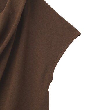 earth music&ecology フレンチスリーフドレーププルオーバー Brown