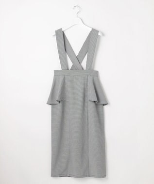 Feroux 【2WAY】サス付きペプラムデザイン スカート ホワイト系1