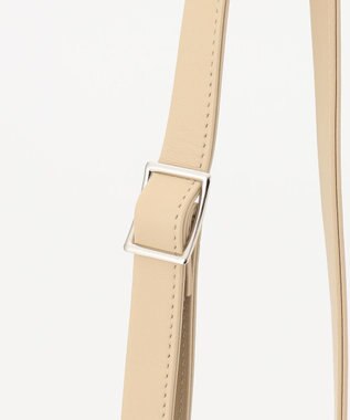 YUSHI Bon chic - SHOULDERBAG 革のショルダーバッグ ライトベージュ