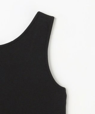 ANY L テレコタンクトップ ブラック