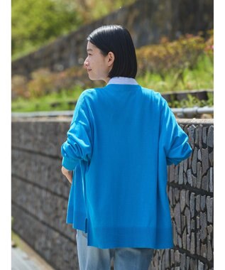 AMERICAN HOLIC ＵＶカットＶネックニットカーディガン Blue