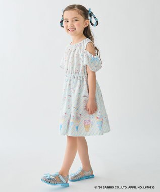 ANY KIDS 【サンリオキャラクターズ×ANY KIDS】2WAY ファンシーワンピース シナモロール×サックスブルー