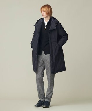 J.PRESS MEN 【WEB・一部店舗限定】ベーシックタフタ ダウンモッズコート ネイビー系
