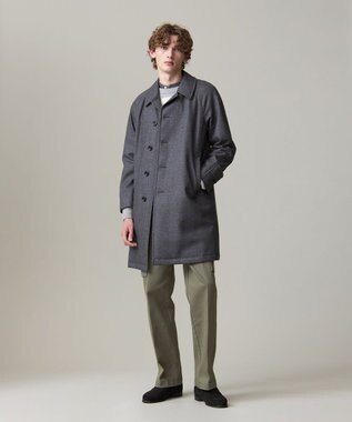 J.PRESS MEN 【Cash Lamb’s Wool】クレイジーパターンニット / クルー ライトグレー系7