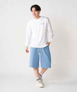 OP／FILA 【Kappa】ウェルネスクラブショート丈パンツ インディゴブルー