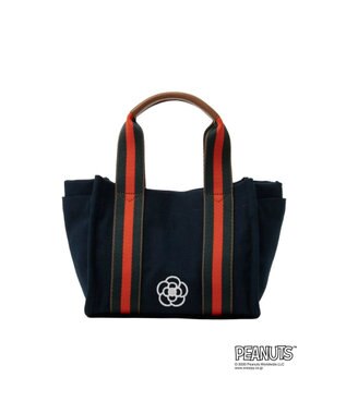 CLATHAS SNOOPYキャンパス ２wayトートバッグ（小） ネイビー