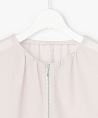 J.PRESS LADIES S シアーブルゾン ライトグレー系