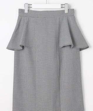 Feroux 【2WAY】サス付きペプラムデザイン スカート ホワイト系1