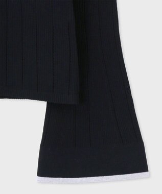 Paul Smith 【洗える】リブアイレット カーディガン ブラック